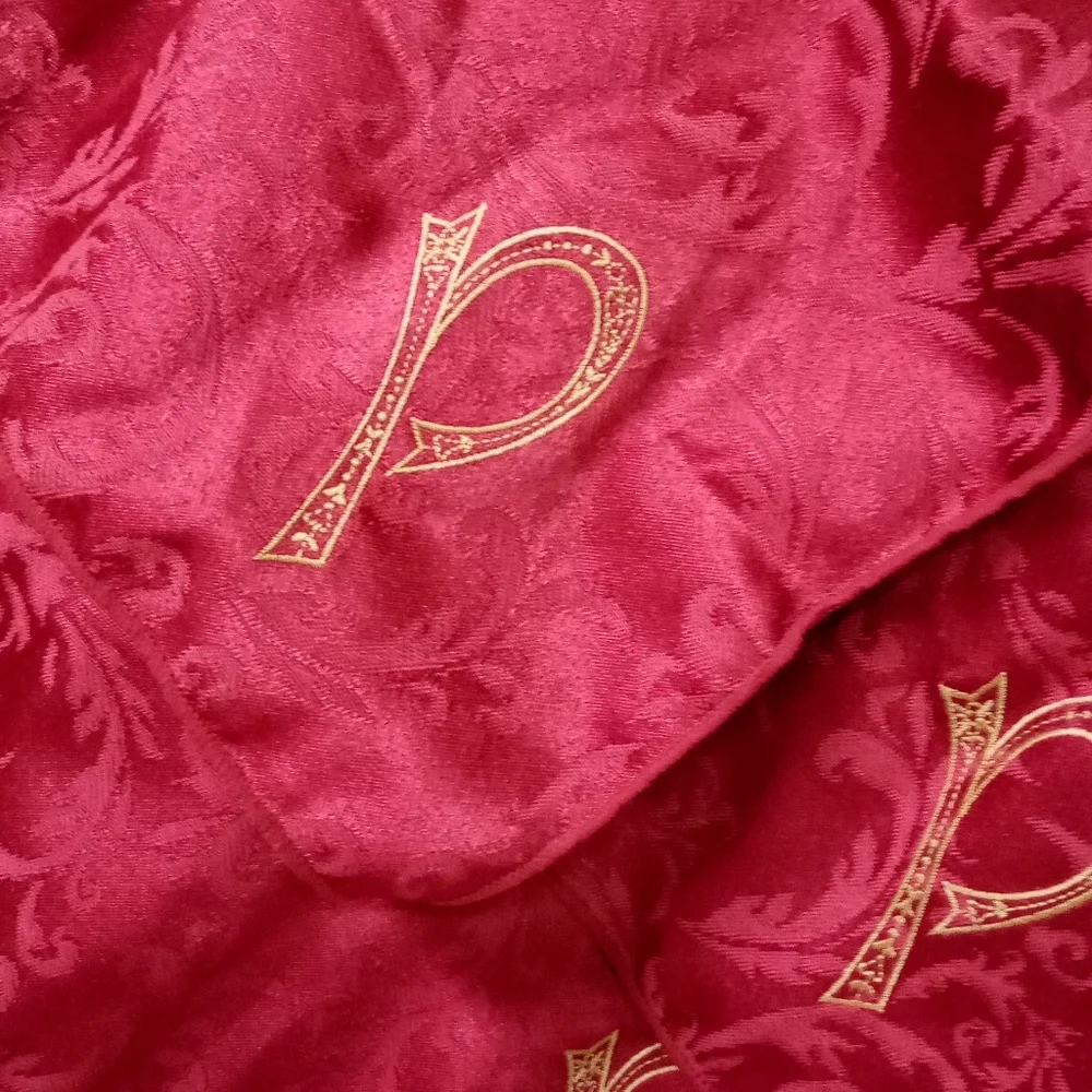 Vtg Cloth Napkins MONOGRAM 